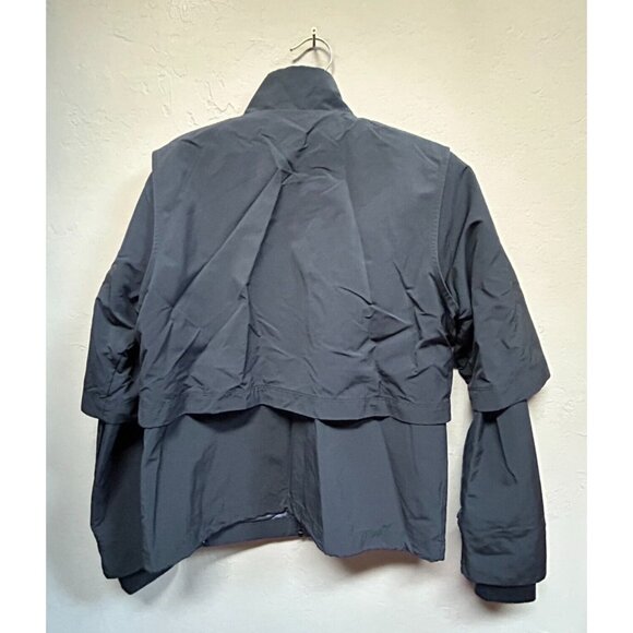 Nike Shield Mens Small Full-Zip Windrunner Running Jacket Black Lightweight - Picture 2 of 8